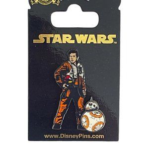 Disney Parks Star Wars The Last Jedi Poe Dameron BB-8 Pin